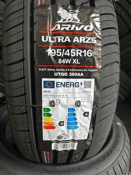 Нови летни гуми ARIVO ULTRA ARZ5 195/45R16 84W XL БОРД