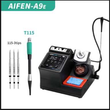 Станция за запояване AIFEN A9E + цена за дръжка и върхове.