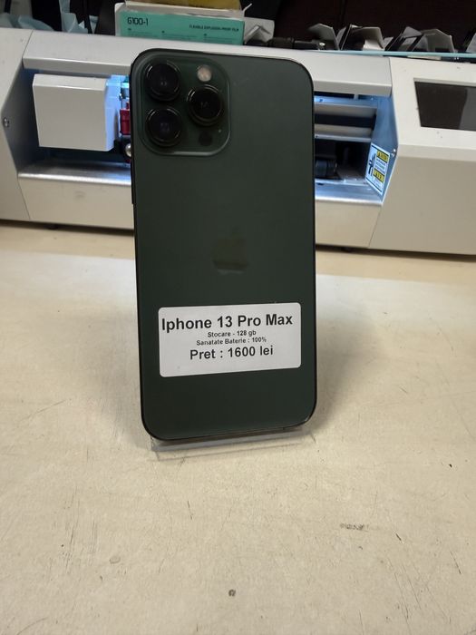 Iphone 13 pro max / 128 gb / 100% baterie/ garantie / LA REDUCERE