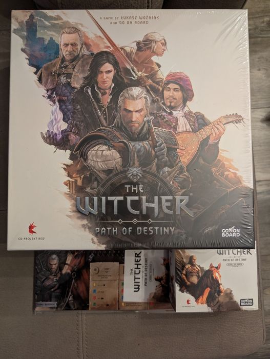 Gamefound The Witcher Path of Destiny Deluxe+excl Geralt on Roach Нов!