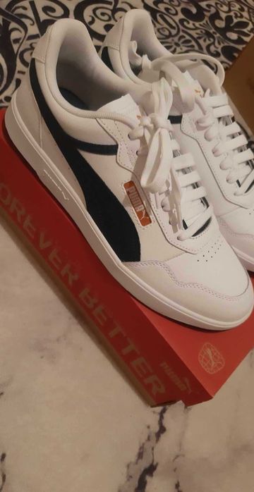 Дамски спортни обувки, PUMA, Черен, бял 40