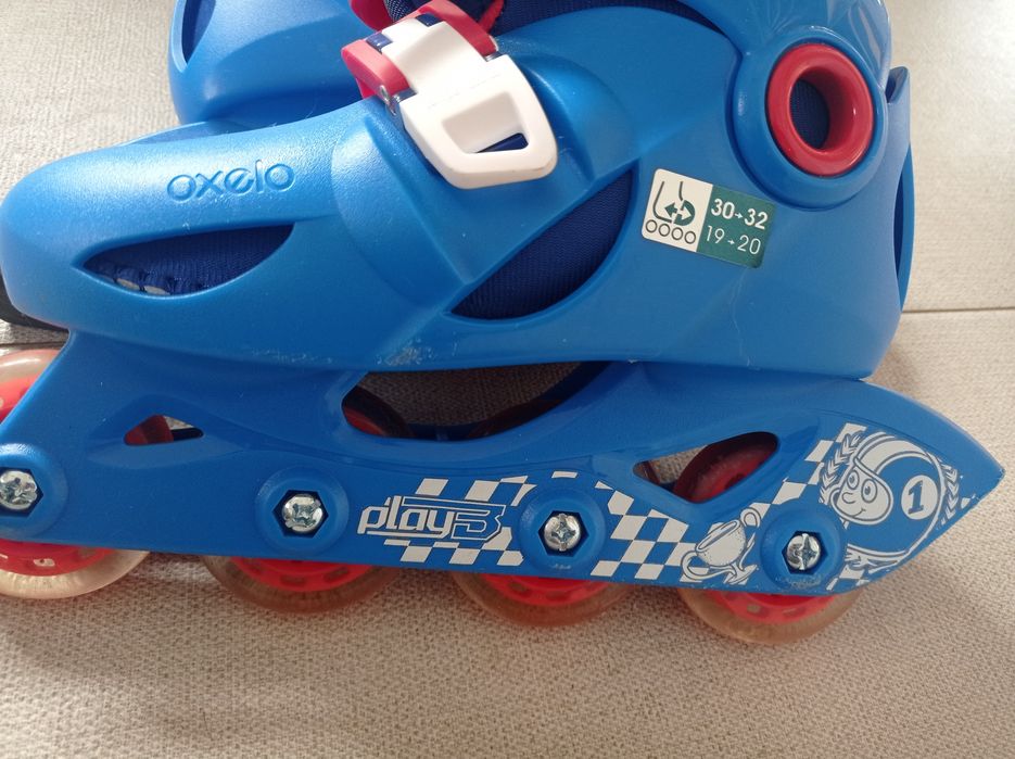 Role cu 4 roți pentru copii,  Oxelo Play 3, mărimea 30-32