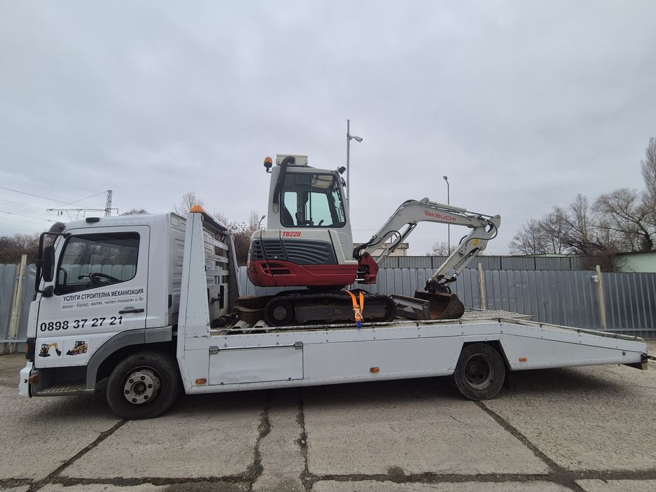 Услуги с мини багер. Хидравличен чук 150 кг,