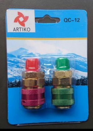 Set cuple rapida rapide freon aer conditionat auto robinet mufa r134
