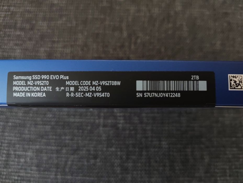 Продавам Samsung 990 Evo Plus 2tb