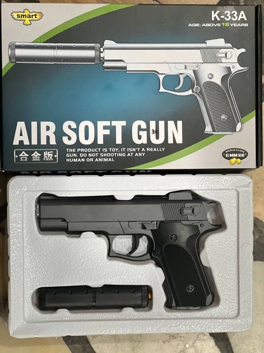 Airsoft gun Strikeball Temir pistolet Металлический пистолет Страйкбол