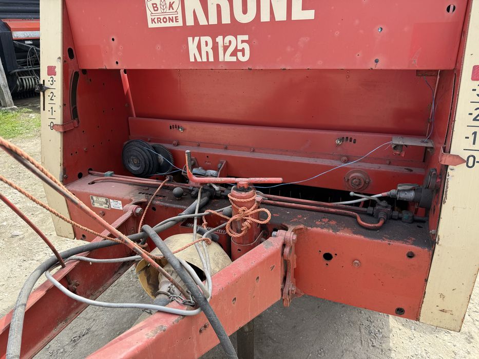 Balotiera krone kr 125 presa rotunda claas rollant