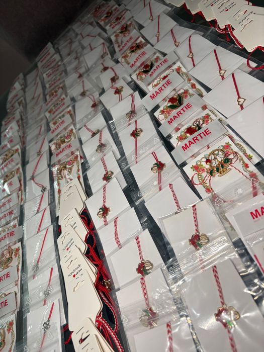 Lot mărțișoare hand made - 136 buc.