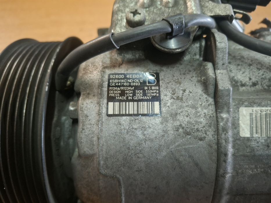 Compresor aer condiționat Nissan Qashqai J11  X Trail  1.5 1.6 Dci