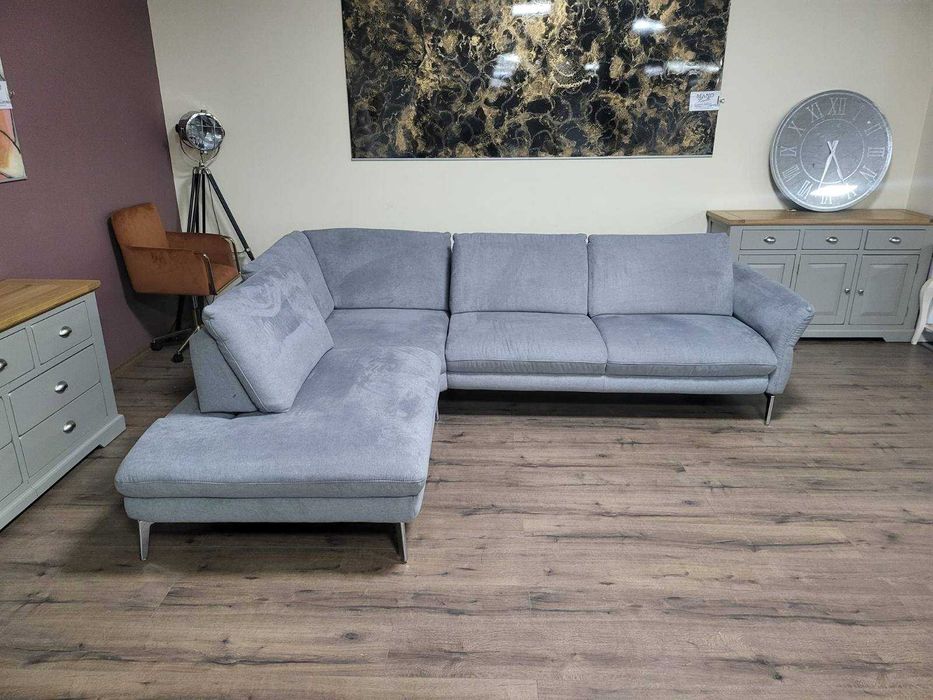 ПРОМОЦИЯ!!! Сив ъглов диван от плат "ZE-EM22011"