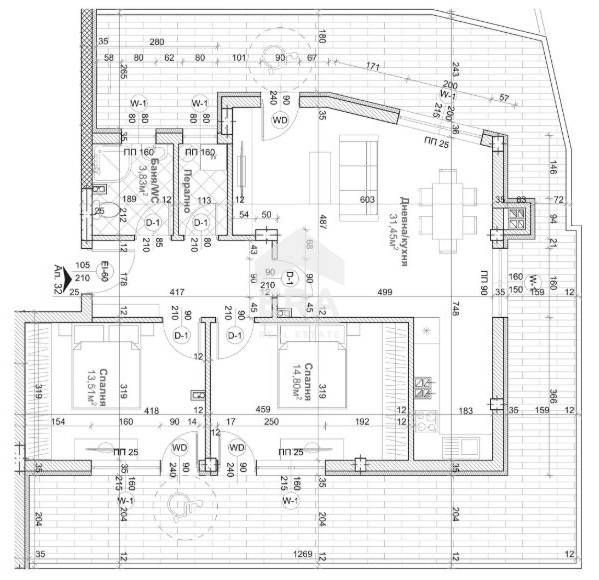 Продава се Тристаен апартамент в Варна, Левски - 181 кв.м за 1688 €/кв.м - Снимка #6