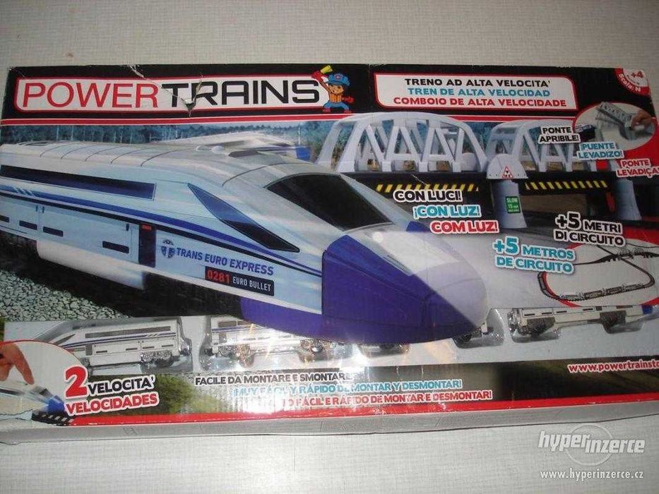 Бързо влакче с писта , високоскоростно влакче Power Trains Hi speed