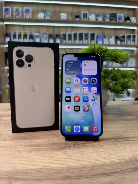 ‼️ iPhone 13 Pro Max Gold 128Gb - Stare foarte buna - Garantie 12 luni