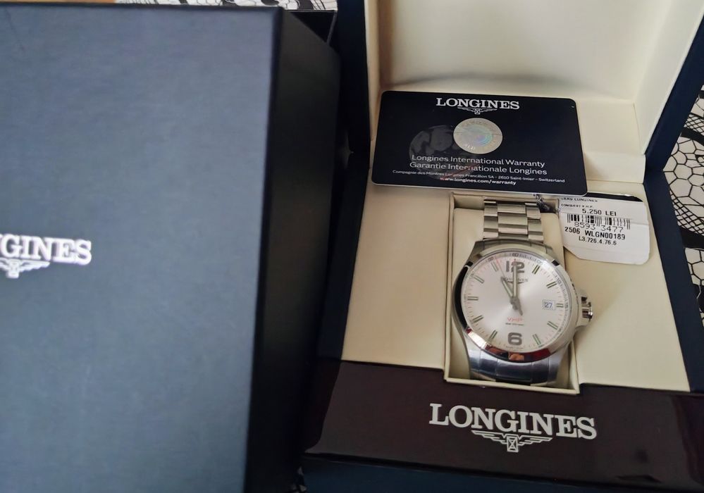Ceas barbatesc Longines Conquest V.H.P. | L3.726.4.76.6