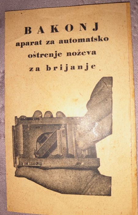 Aparat vechi ascutit lame BAKONY