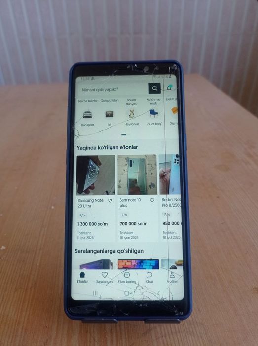 Samsung Not 8 sotiladi ruchkasi bor imei otgan aybi sensir singan ozgi