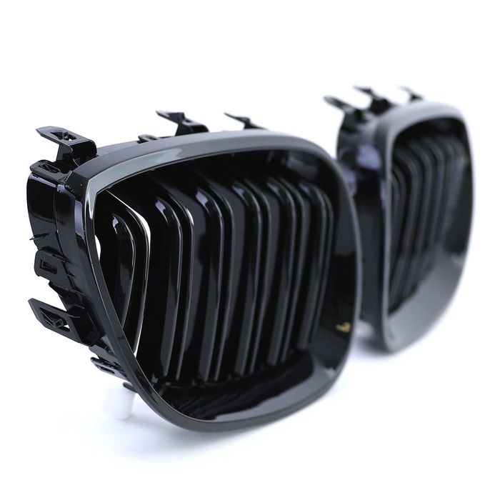 Бъбреци М двойни БМВ BMW Е60 E60 M power Гланцови черен цвят E61 Е61