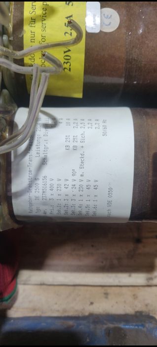 Transformator trifazic, 2500VA