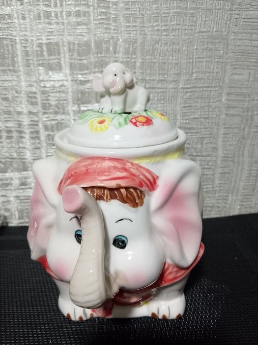 Сахарница "Слоник". Вазочка ЛФЗ. Чайная пара.