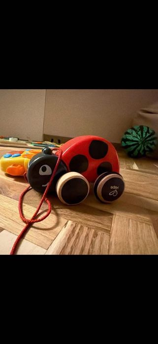 Лот дървени играчки и сензорни топки Ludi