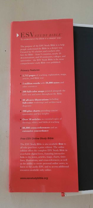 ESV STUDY BIBLE,hardcover edition(hardback)