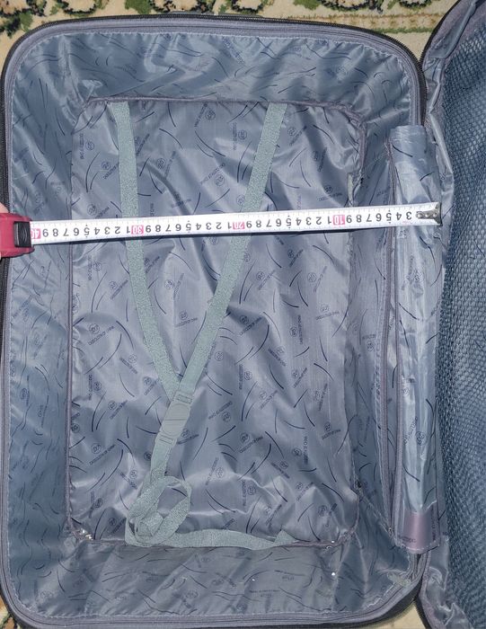 Тканевый чемодан б/у