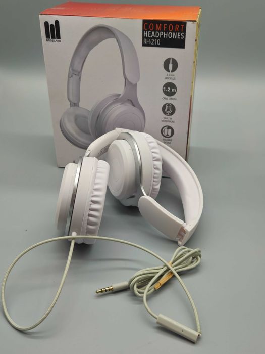 Промо! ROSELAND RH-210 Comfort слушалки с микрофон,сгъваеми,3.5 мм