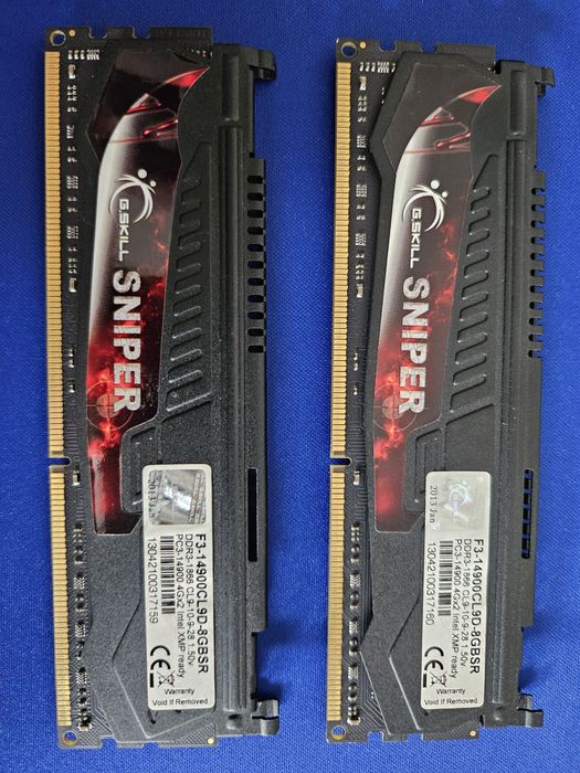 2x4gb ddr3 gskill sniper f3 14900 cl9d-8gbsr