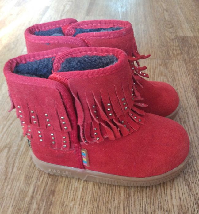 Сапоги замшевые зима