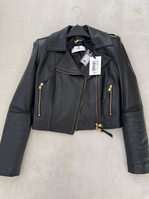 Geaca de piele Elisabetta Franchi