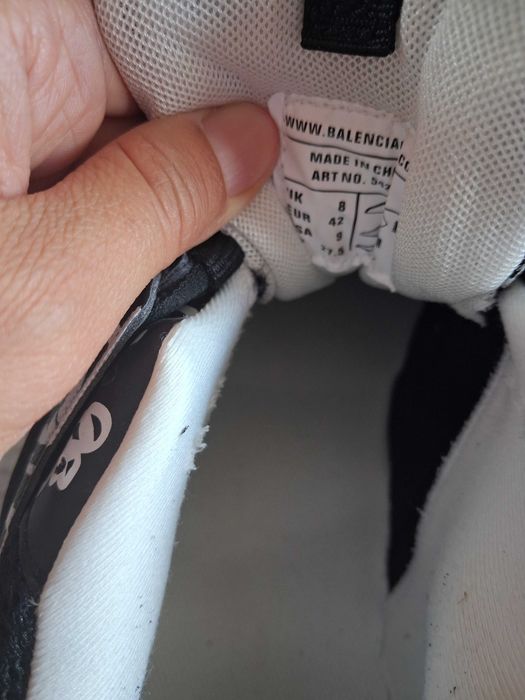 Balenciaga Track Grafitti Mesh 'White/Black' 42