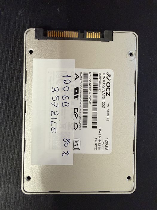 SSD OCZ Trion 100 – 120GB SATA III – 80% Health
