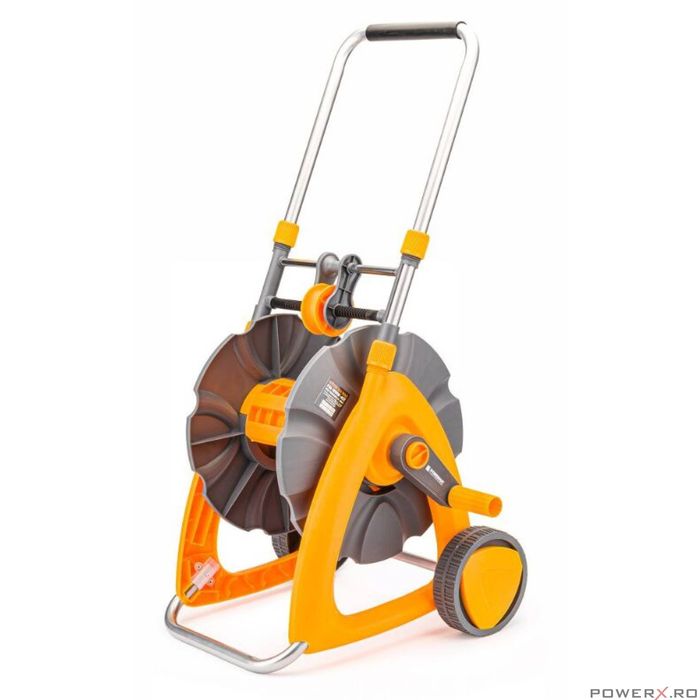 Tambur pentru furtun de gradina 45 metri 1/2", Powermat