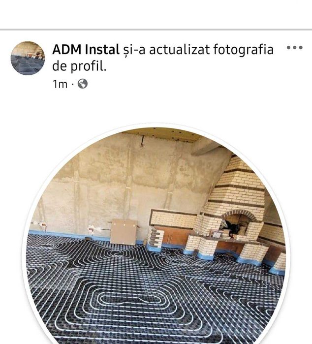 Firma Instalatii sanitare termice,incalzire in pardoseală,electrice