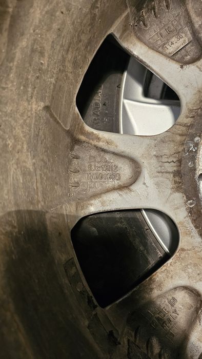 Jante Aliaj 15' 5x114.3  OEM Hyundai I30 anvelope iarna 195/65/15