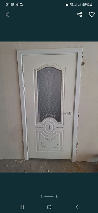 Установка двери.