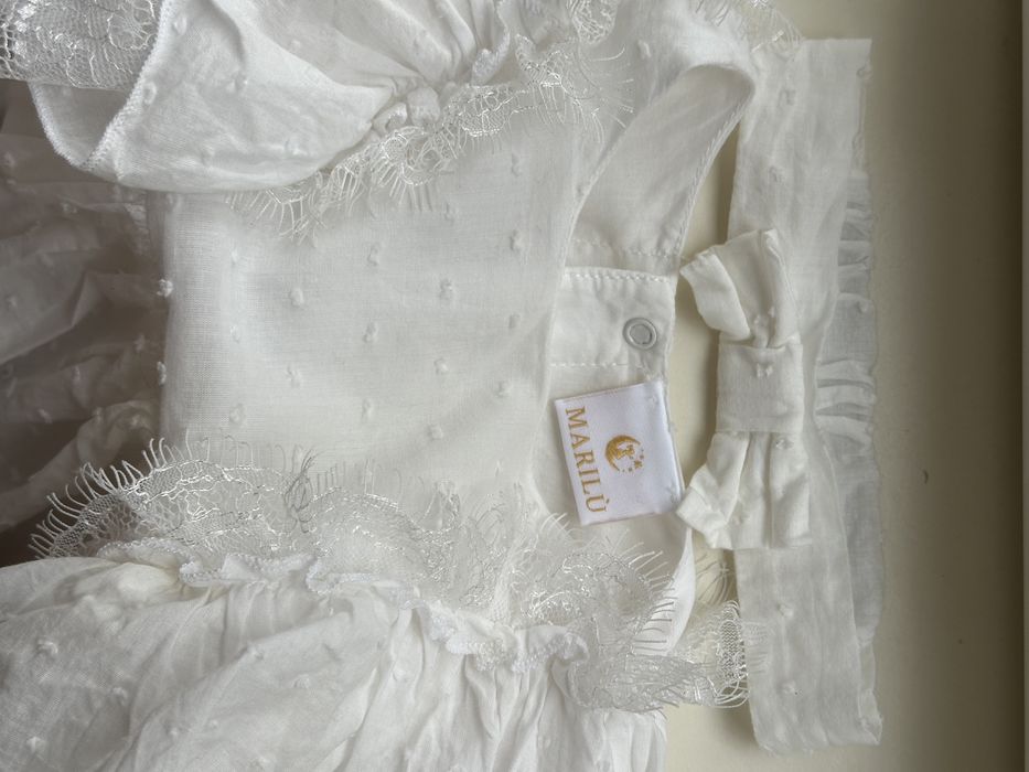Rochita botez MARILU 3-6 luni 62-68cm + BENTITA