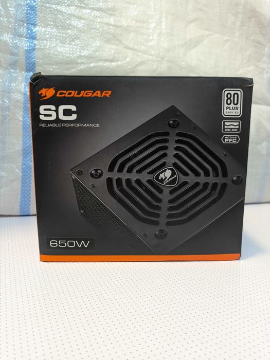 Упаковка коробка от блока Cougar SC 650