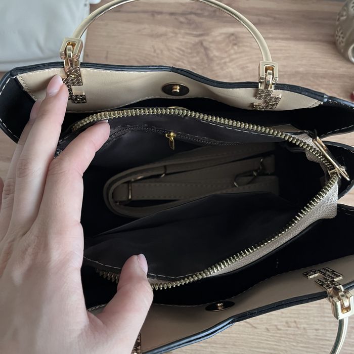 Сладка бежова чанта