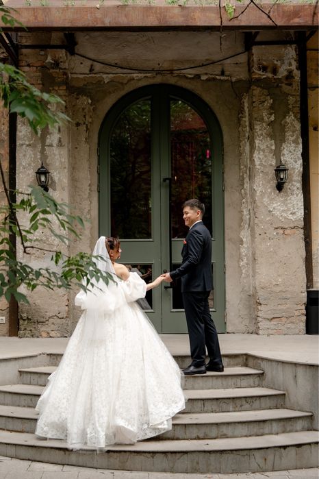 Свадебное платье кружевное