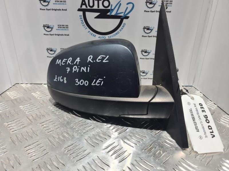 Oglinda dreapta pliabil electric Z168 Opel Meriva A