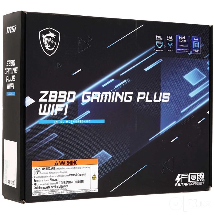 - Материнская плата MSI Z890 GAMING PLUS WIFI