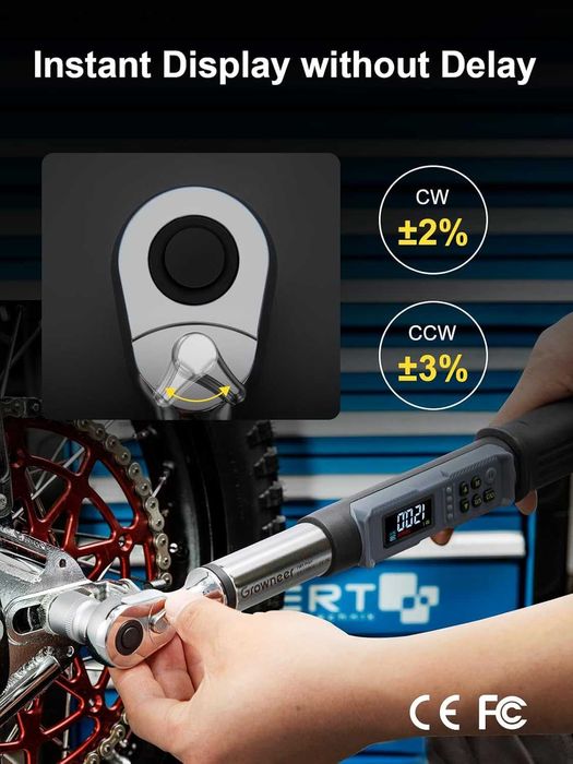 Cheie dinamometrica digitala LED 3/8" 6.5-130nm - NOUA -