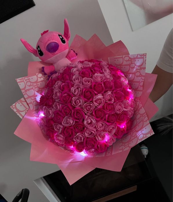 Buchet trandafiri de sapun