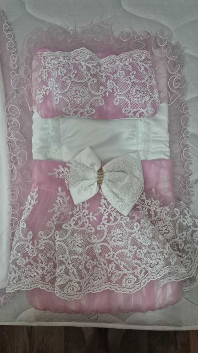 Пелена за бебе за изписване за момиче