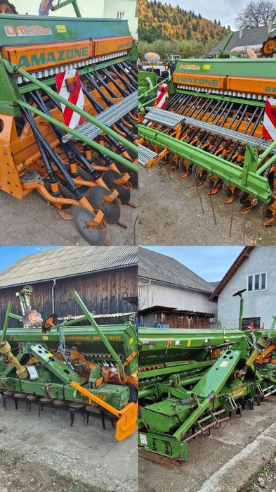 Semanatoare-freza paioasa Amazone D7-D8 pe disc sau patine.3m