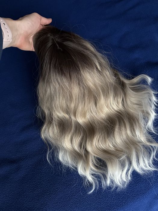 Peruca ombre blond cu breton noua