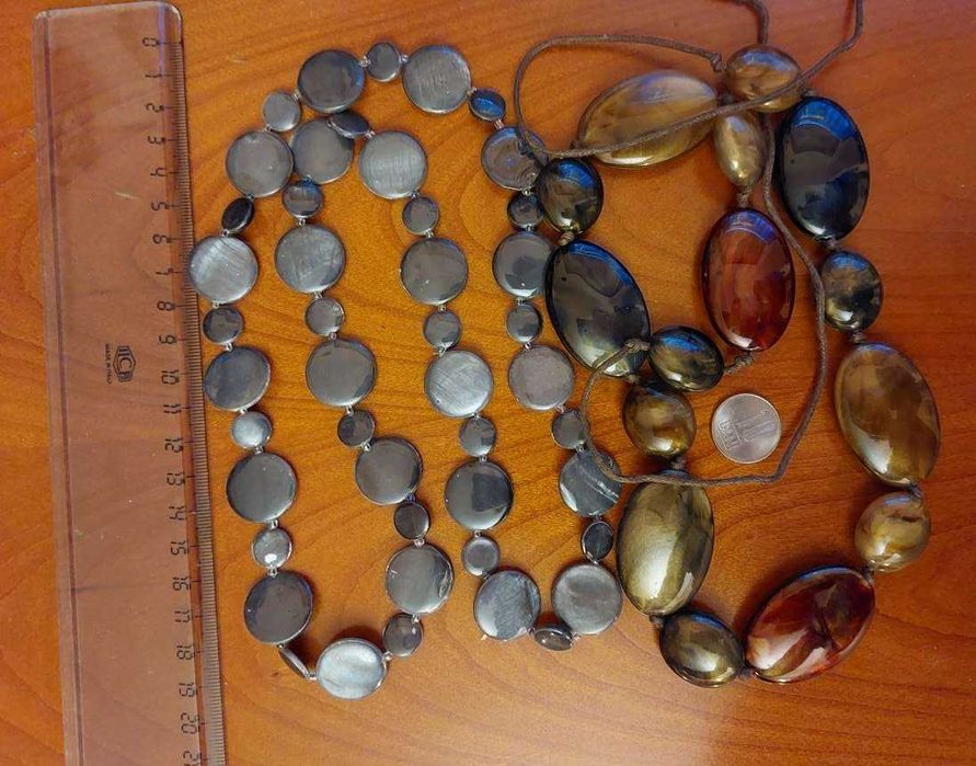 coliere diverse, plastic/metal/os/perle/semipretioase