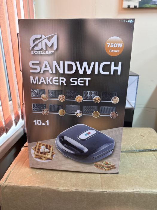 Вафельница 10в1 поностью рабочий новый вафельница в капи стоит 28000тг