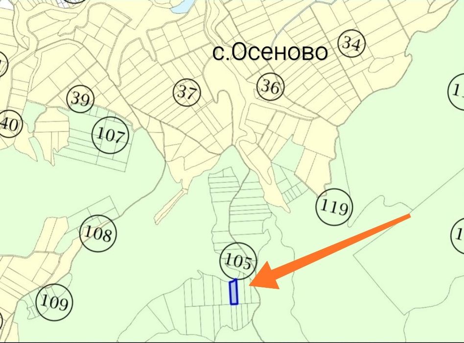 Продава се Земеделски имот в с. Осеново, Област Варна -  кв.м за 6 €/дка - Снимка #2